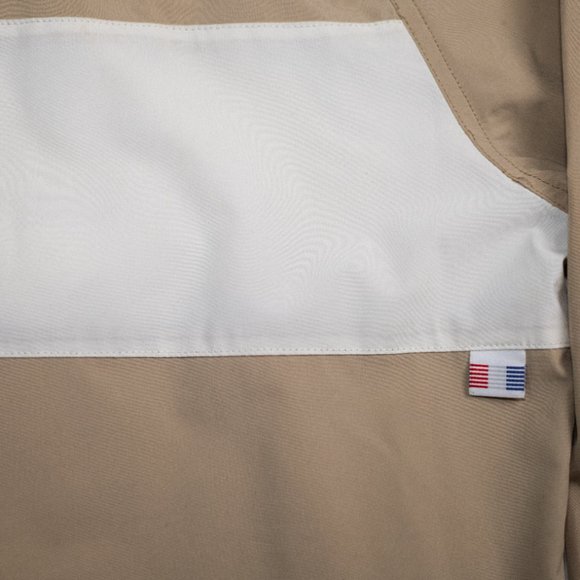 Beige Carre Windbreaker throw-over - Picture 7 of 8